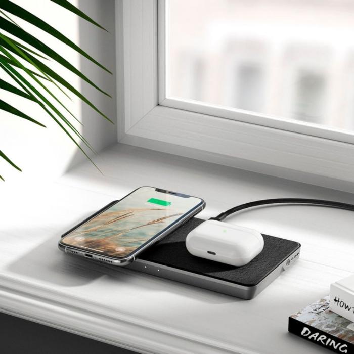 UTGATT1 - ALOGIC Ultra Power 3-i-1 Trådlös dubbel laddningsstation med USB-A utgång