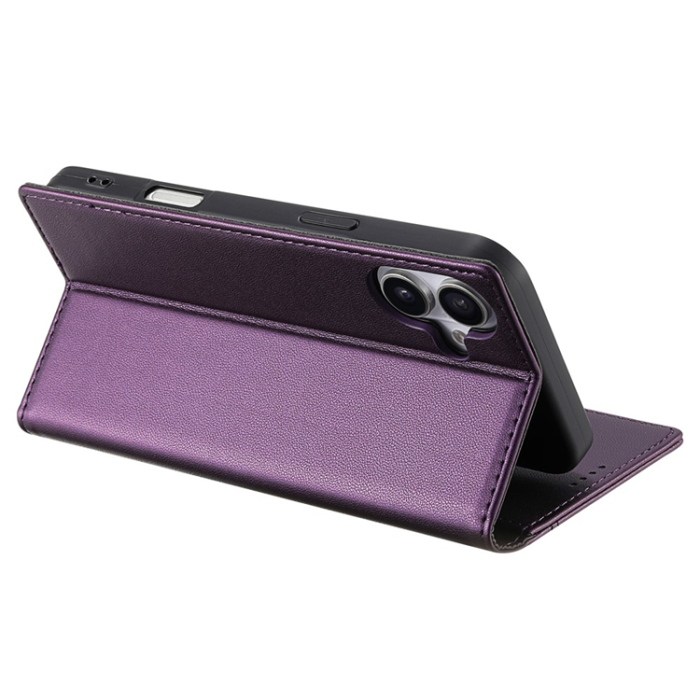 N.BEKUS - N.BEKUS iPhone 17 Plånboksfodral RFID Blocking P3 - Lila