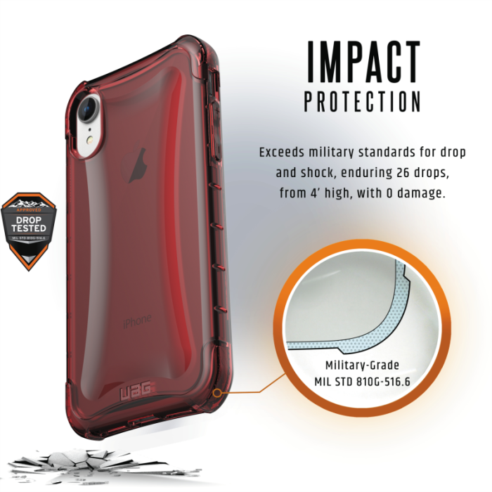 UTGATT5 - UAG Plyo Cover till iPhone XR - Crimson