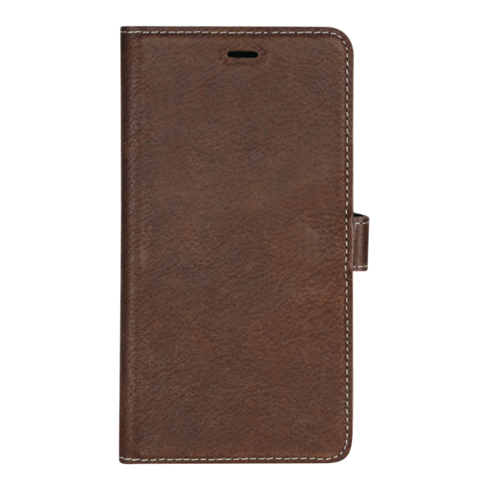 UTGATT5 - Essentials iPhone XS Max Läder wallet avtagbar - Brun