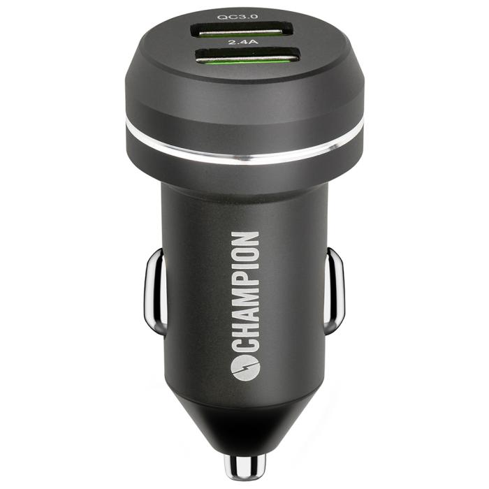 UTGATT5 - Champion USB Ladd. 12/24V Dual USB-A QC