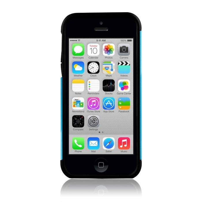 ItSkins - ITSkins Evolution Skal till Apple iPhone 5C (Blå) + Skärmskydd