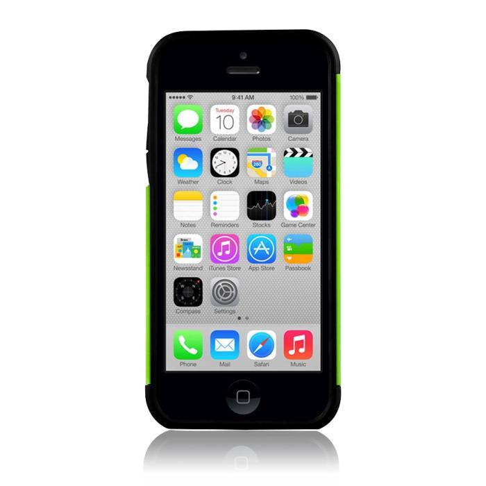 ItSkins - ITSkins Evolution Skal till Apple iPhone 5C (Grön) + Skärmskydd