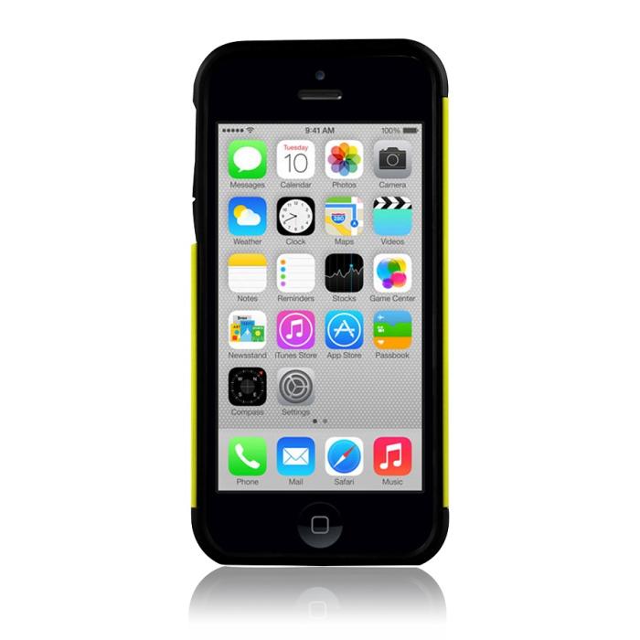 ItSkins - ITSkins Evolution Skal till Apple iPhone 5C (Yellow) + Skärmskydd