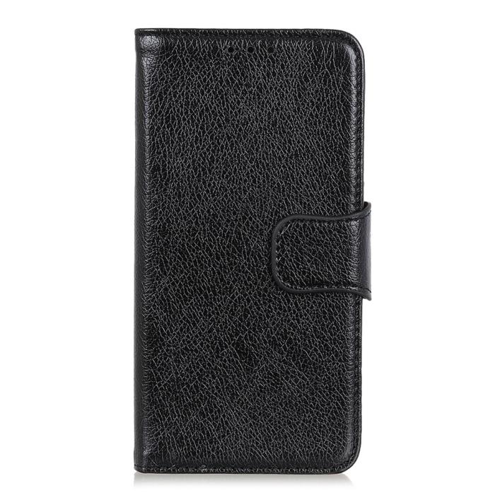 A-One Brand - Nappa Äkta Läder Plånboksfodral Oneplus 9 - Svart