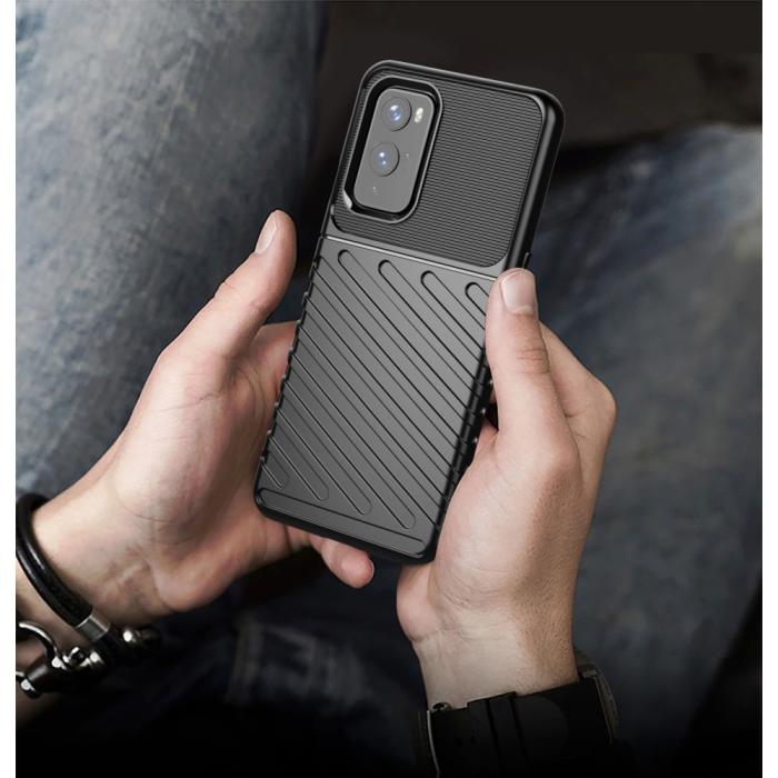 OEM - Thunder Twill Mobilskal till Oneplus 9 - Svart