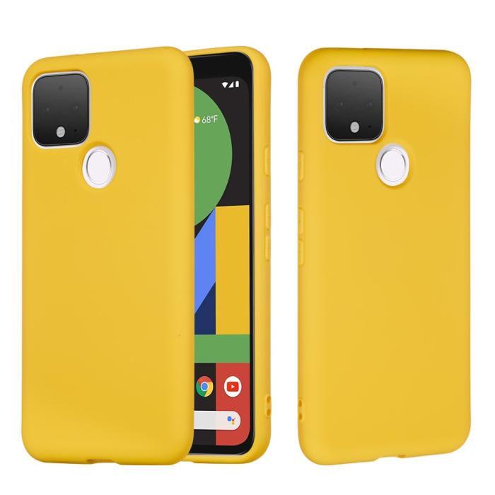 OEM - Silikon Flexicase Skal till Google Pixel 5 - Gul