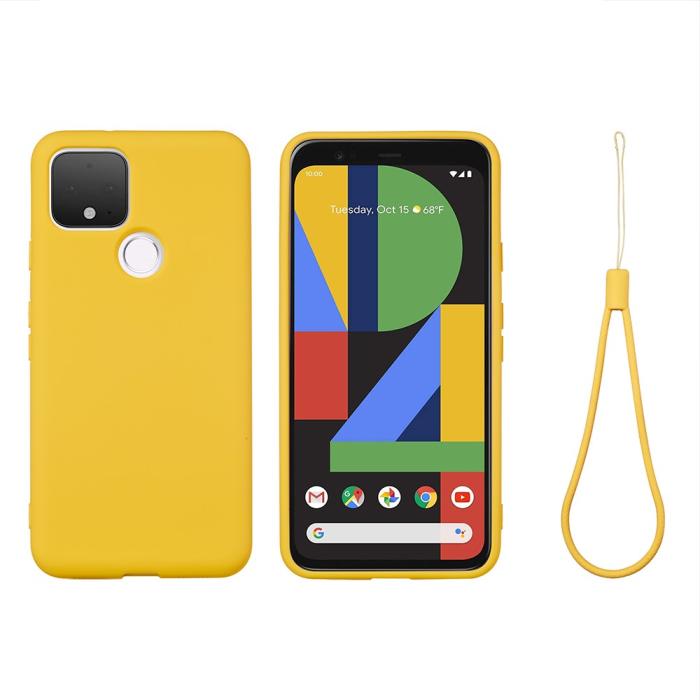 OEM - Silikon Flexicase Skal till Google Pixel 5 - Gul