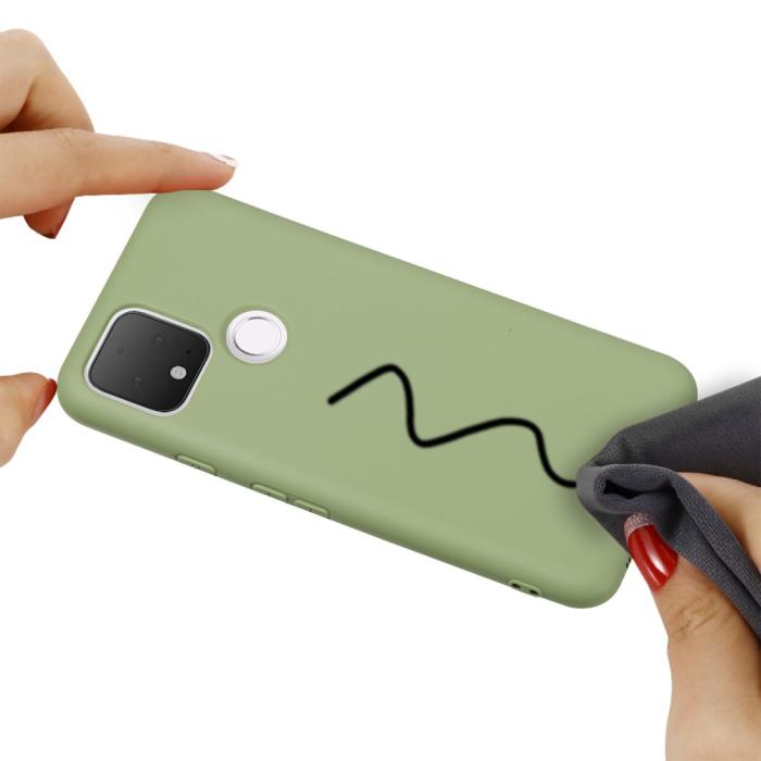 A-One Brand - Silikon Flexicase Skal till Google Pixel 5 - Grön