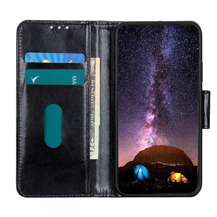 UTGATT1 - Crazy Horse Plånboksfodral till Samsung Galaxy S20 - Svart