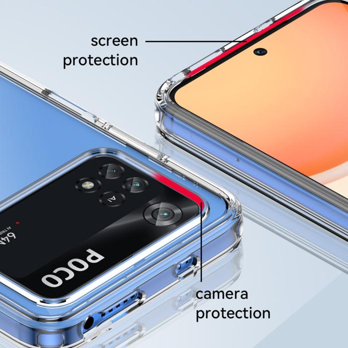 UTGATT1 - Xiaomi Poco M4 Pro Skal Flexible Outer Space - Blå