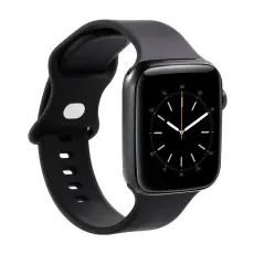 GEAR - GEAR Apple Watch 4/5/6/7/8/SE (42/44/45mm) Silikon Armband - Svart