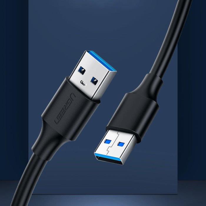 Ugreen - Ugreen USB 3.0 male USB 3.0 male Kabel 2m Grå