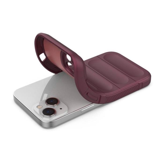 OEM - iPhone 14 Plus Skal Magic Shield Flexible Armored - Burgundy