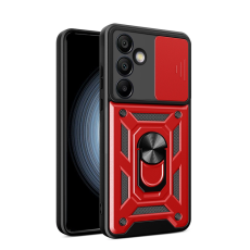 OEM - Galaxy A56 Mobilskal Hybrid Armor Camshield - Röd