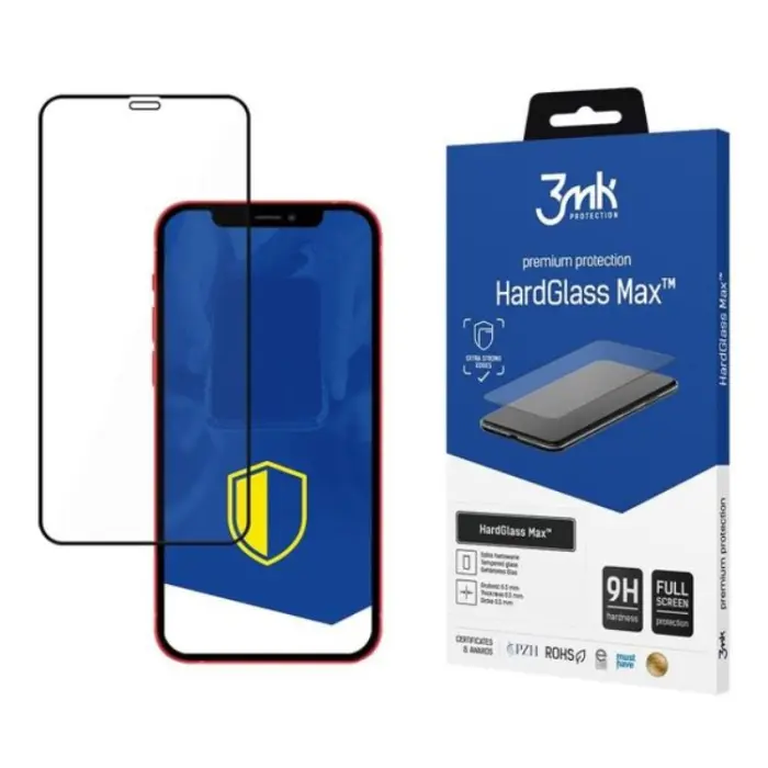 3MK - 3MK iPhone 12/12 Pro Härdat Glas Skärmskydd Hardglass Max - Clear
