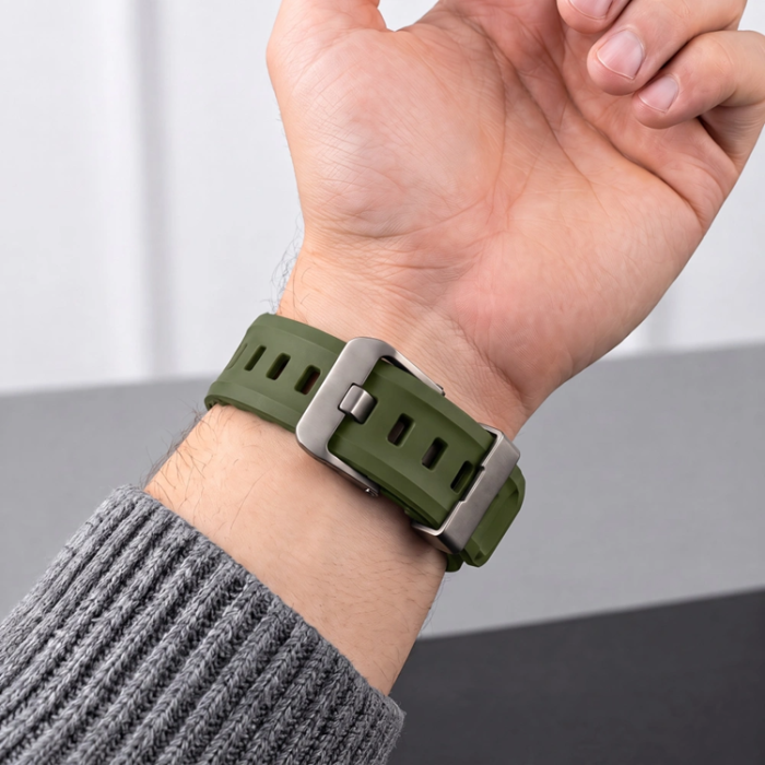 Tech-Protect - Tech-Protect Armband För Apple Watch (44/45/46/49mm) Motion - Tactical Grön