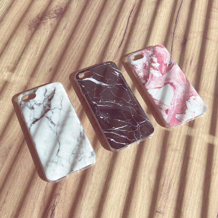 Wozinsky - Wozinsky Xiaomi Redmi 10X/Redmi Note 9 Mobilskal Marble - Vit