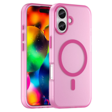 A-One Brand - iPhone 17 Mobilskal MagSafe Slim Matte Translucent - Rosa
