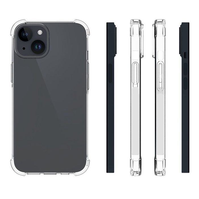 A-One Brand - iPhone 15 Mobilskal Shockproof TPU - Transparent
