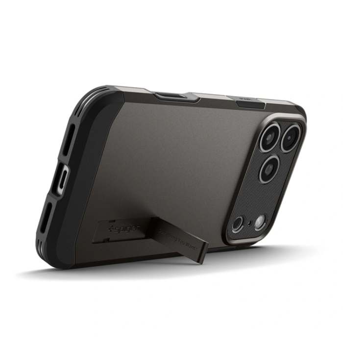 Spigen - Spigen iPhone 17 Pro Mobilskal Magsafe Tough Armor - Gunmetal