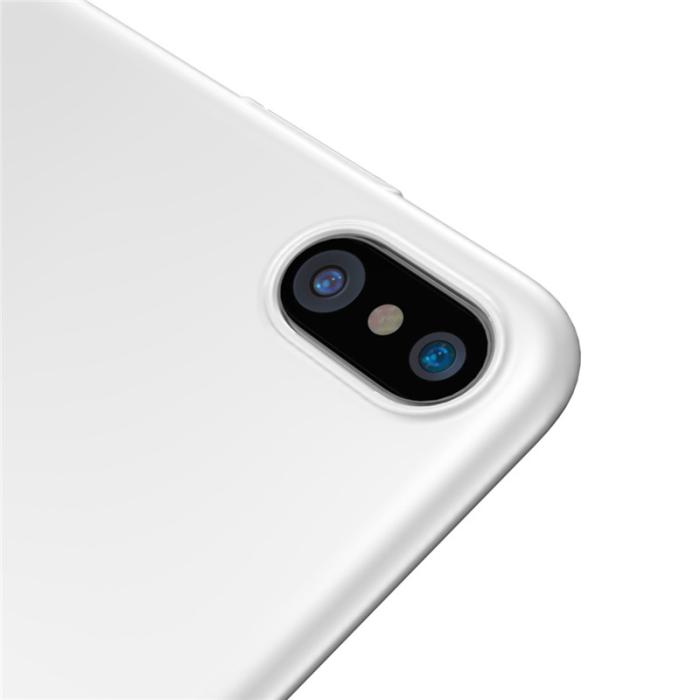 BASEUS - Baseus tunna skal för iPhone XS / X -Vit