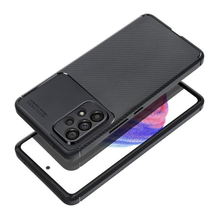 OEM - Galaxy S25 Mobilskal Carbon Premium - Svart