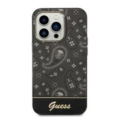 UTGATT1 - GUESS iPhone 14 Pro Skal Bandana Paisley - Svart
