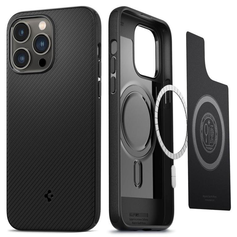 Spigen iPhone 14 Pro Max Skal Mag Armor - Matte Svart | 2353 | AlltMobil