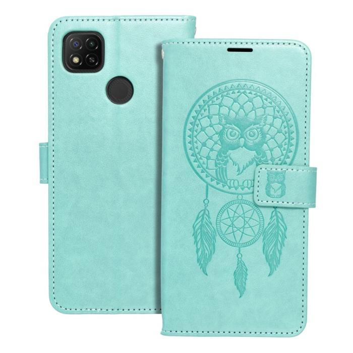 OEM - Xiaomi Redmi 9C/9C NFC Fodral Mezzo - Drömfångare grön