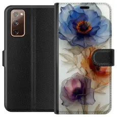 iSecrets - Plånboksfodral till Samsung Galaxy S20 FE med Silkesblommor