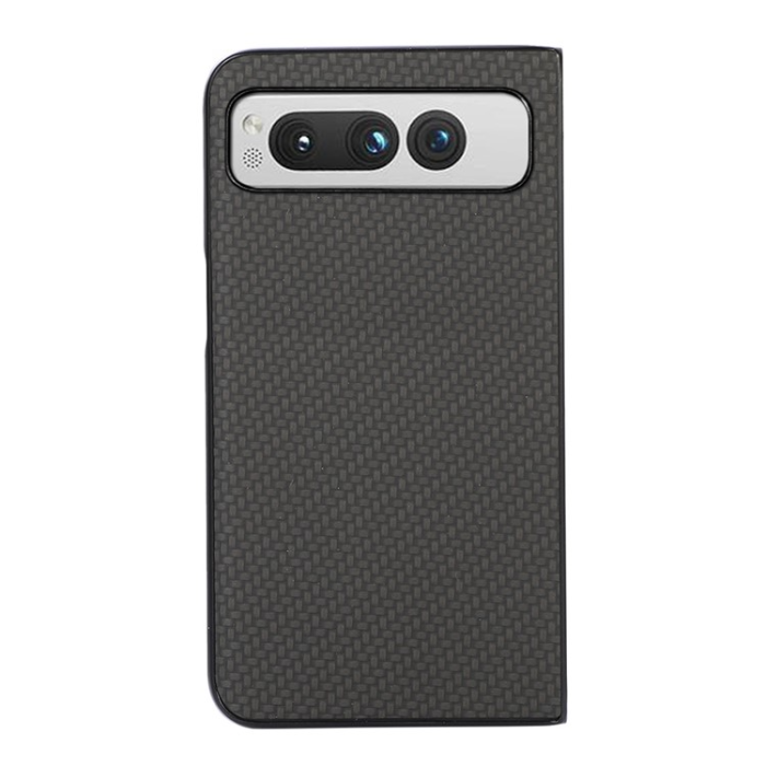 OEM - Google Pixel Fold Mobilskal Carbon Fiber PU-Läder - Svart