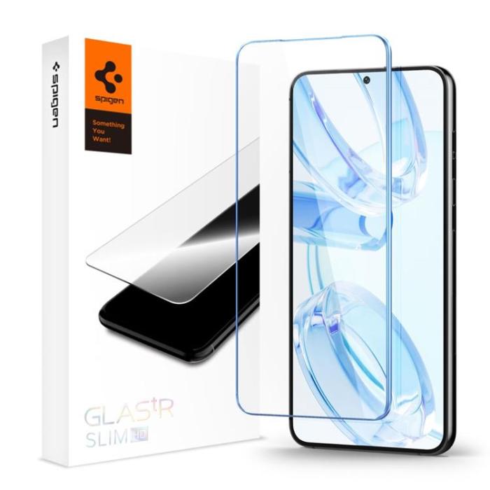 Spigen - Spigen Galaxy S23 Härdat Glas Skärmskydd TR. Slim - Clear