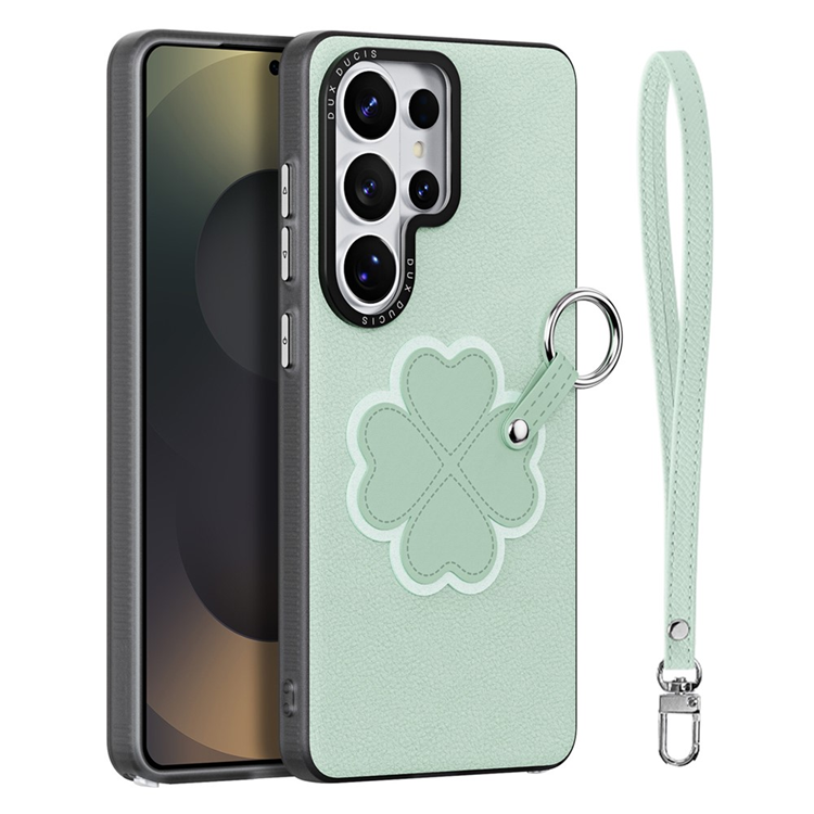 DUX DUCIS Mobilskal till Galaxy S26 Ultra Ringhållare/Handledsrem Luvy Series (Grön) | 2353 | AlltMobil