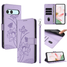 A-One Brand - Sony Xperia 10 VII Plånboksfodral Lotus Imprint - Lila