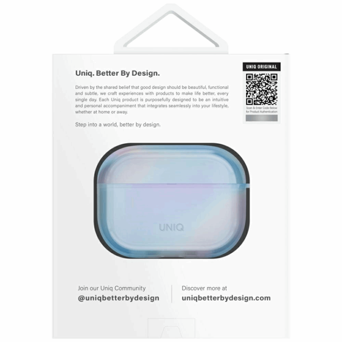 UNIQ - UNIQ AirPods Pro 2 Skal Iridescia Hang - Blå