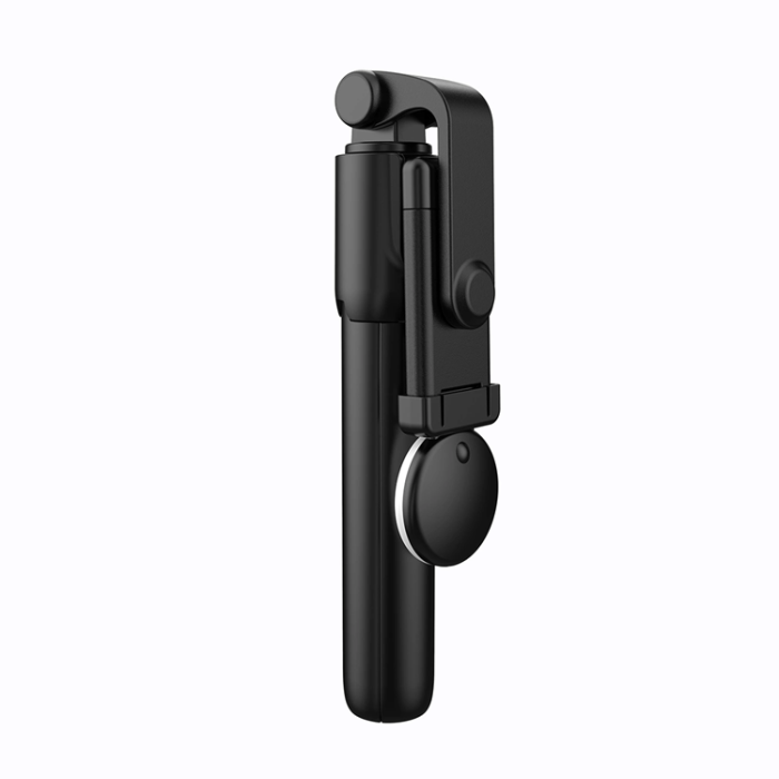 OEM - Selfie Stick WH1YXS Telescopic Tripod 1m med Rund Lampa Svart