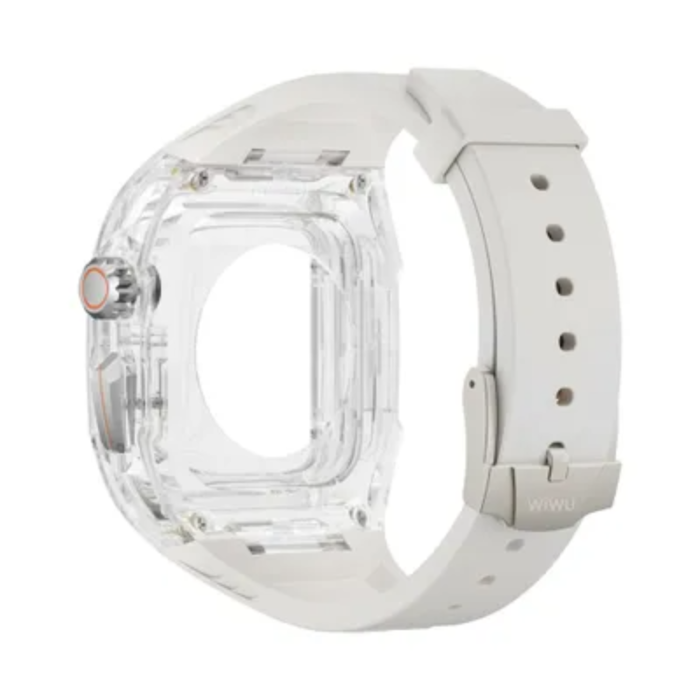 WIWU - WIWU Apple Watch (42/44/45mm) Armband Rambo - Vit
