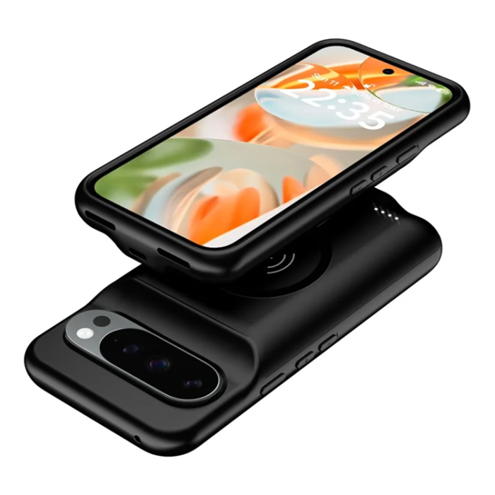 A-One Brand - Google Pixel 10/10 Pro Batteriskal Magsafe 6000mAh A49S - Svart