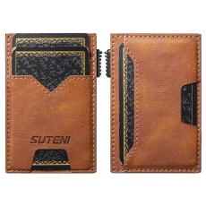 SUTENI - SUTENI Korthållare Automatiskt Pop-Up Double-Sided Waxy Texture