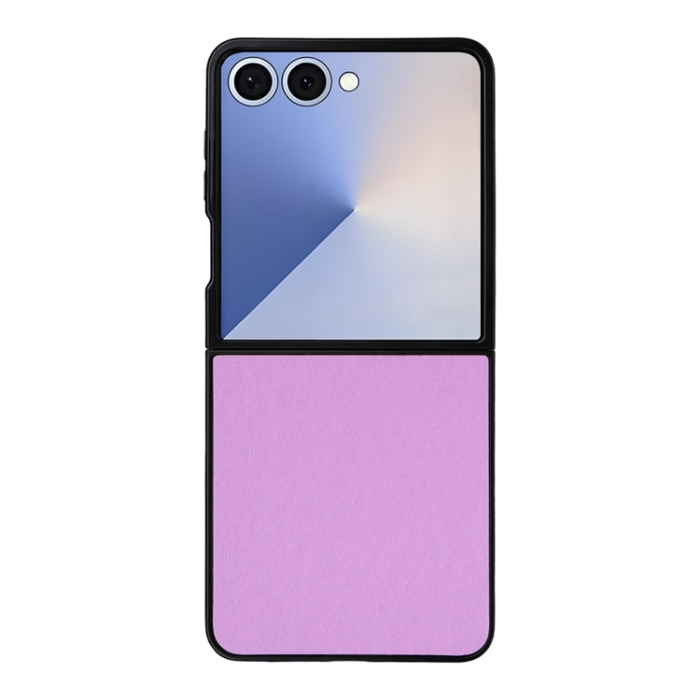 A-One Brand - Galaxy Z Flip 7 Mobilskal PU Läder Protective - Lila
