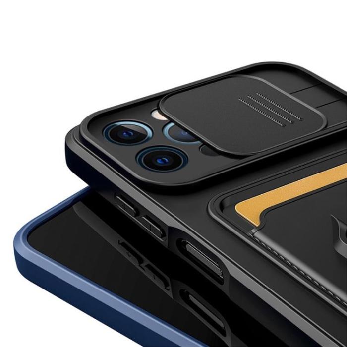 Rzants - Rzants iPhone 14 Plus Skal Ring Korthållare - Blå