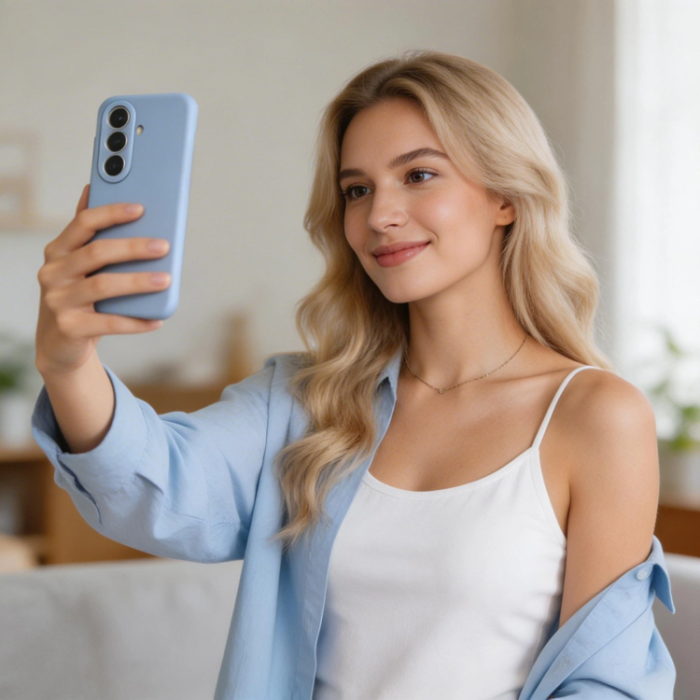 Tech-Protect - Tech-Protect Mobilskal För Galaxy S26 Magsafe Silikon - Sky Blå