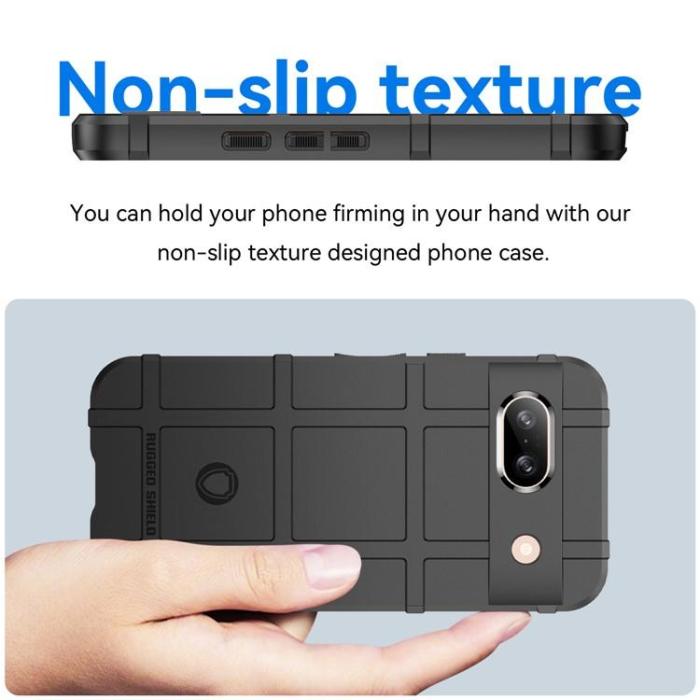 A-One Brand - Google Pixel 8A Mobilskal Square Grid Texture - Svart