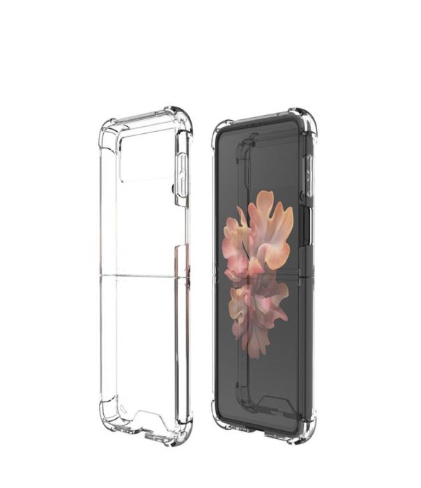 A-One Brand - Shock-Proof TPU Skal Samsung Galaxy Z Flip 3 - Clear