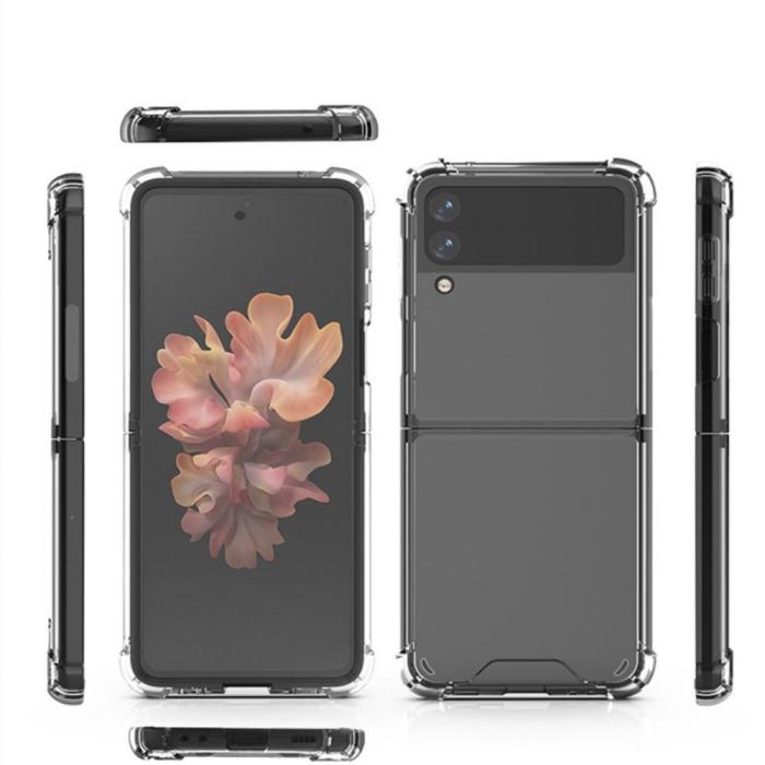 A-One Brand - Shock-Proof TPU Skal Samsung Galaxy Z Flip 3 - Clear