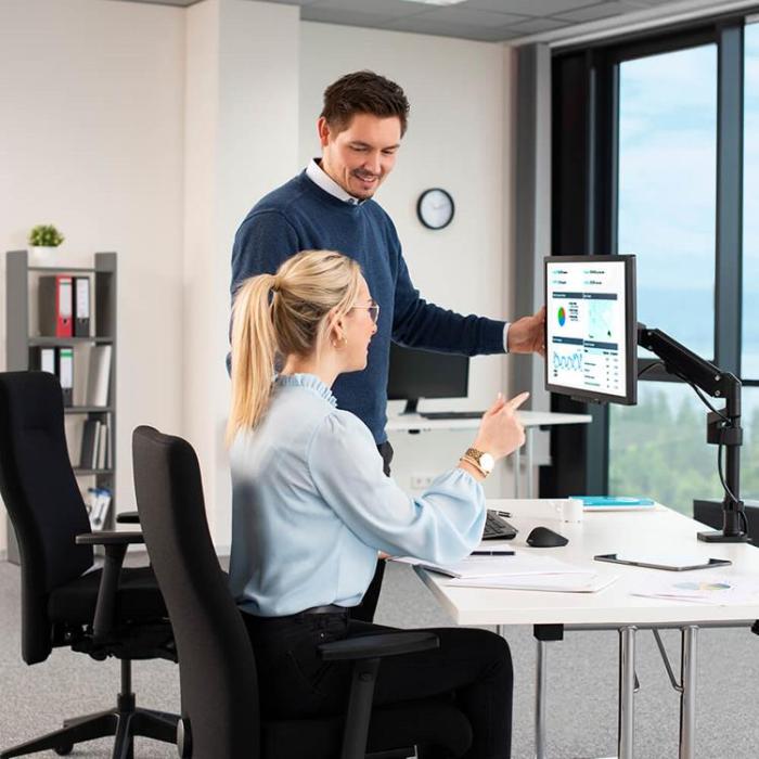Hama - Hama Monitorfäste Performer För En Monitor - Svart