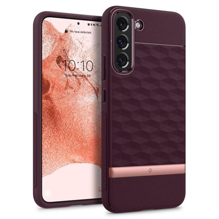 UTGATT1 - Caseology Parallax Skal Galaxy S22 - Burgundy