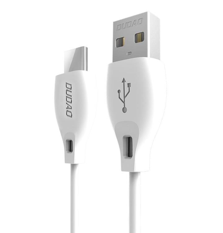 Dudao USB-C till USB-A kabel 2m - Vit | 3541 | AlltMobil