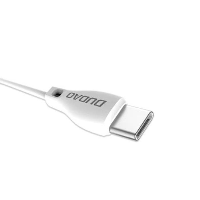 Dudao - Dudao USB-C till USB-A kabel 2m - Vit